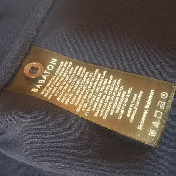 Babaton Bello Button Down Short Sleeve Pure INDIGO Size S NWT - Picture 8 of 8